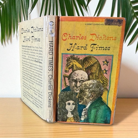 Vintage 1961 Hard Times by Charles Dickens – Signet Classic #451 – Hardcover - Picture 3 of 12